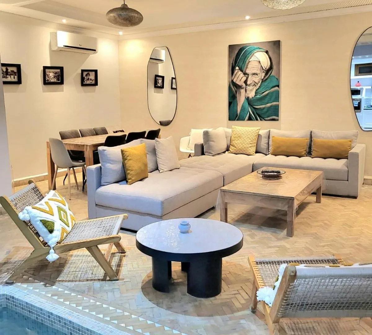 Riad Melilo Avec Piscine Chauffee Marakéš Prázdninový dům