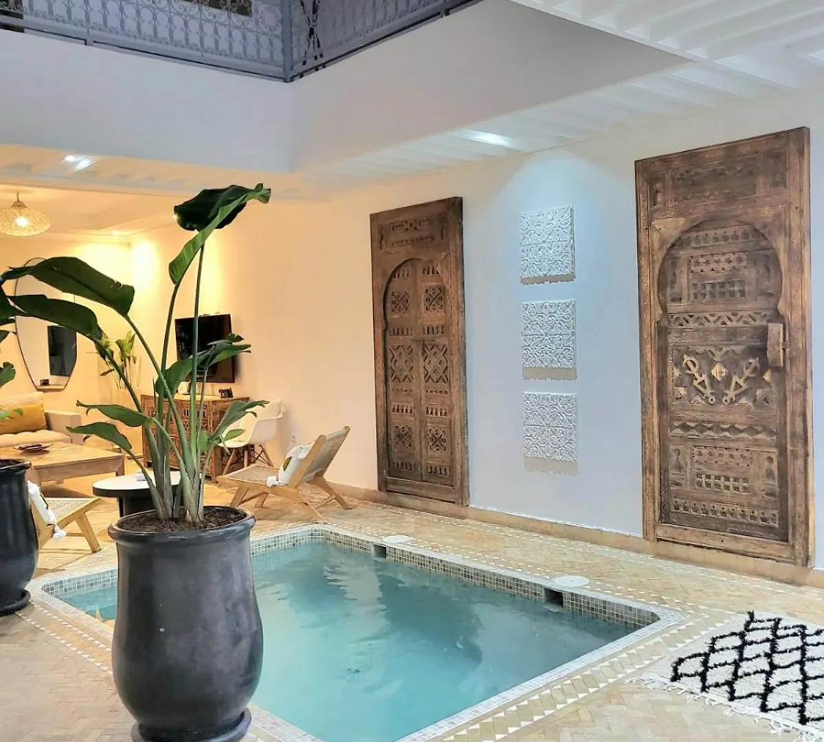 Prázdninový dům Riad Melilo Avec Piscine Chauffee Marakéš