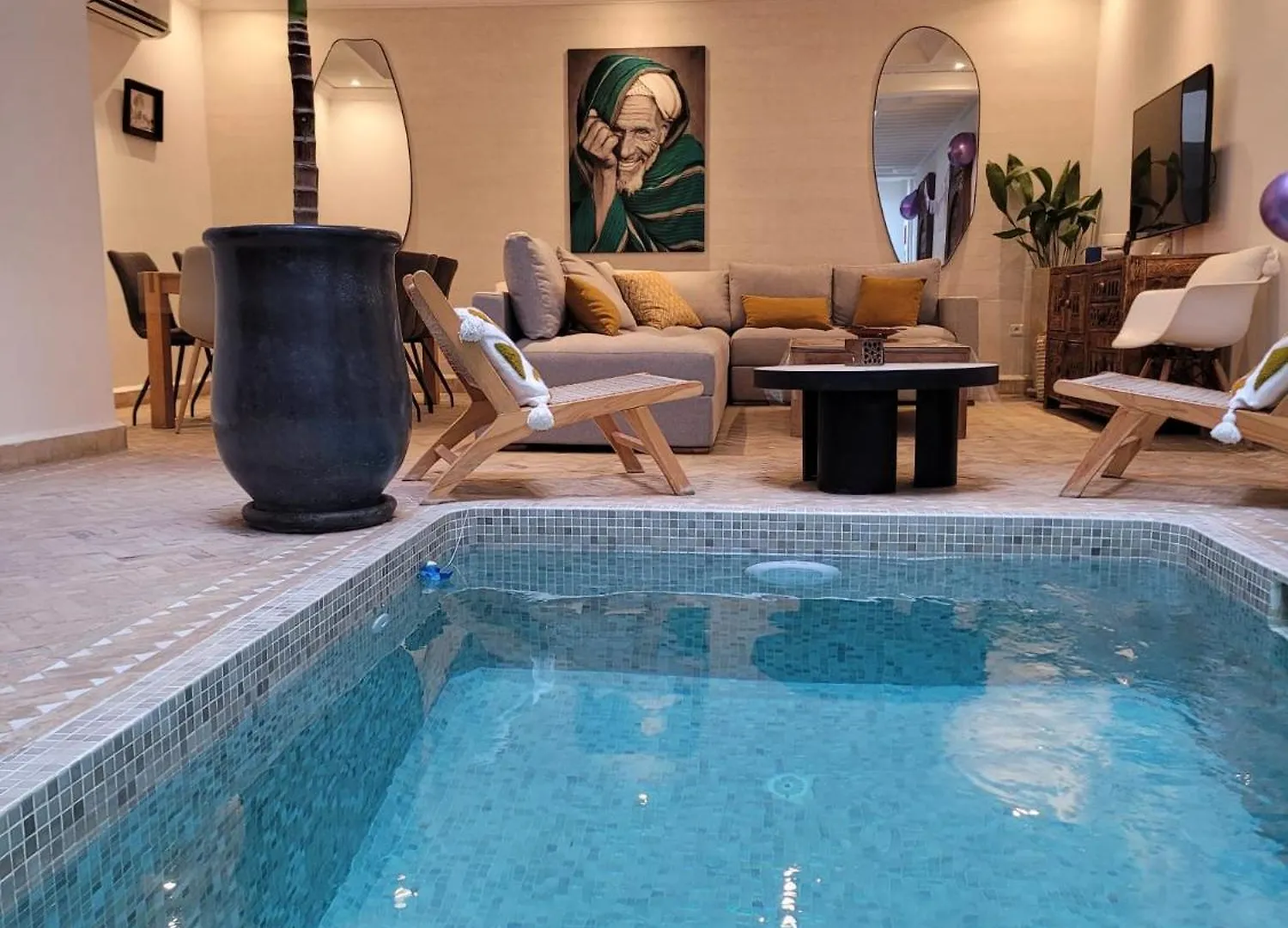 Prázdninový dům Riad Melilo Avec Piscine Chauffee Marakéš Maroko